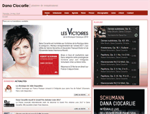Tablet Screenshot of danaciocarlie.com